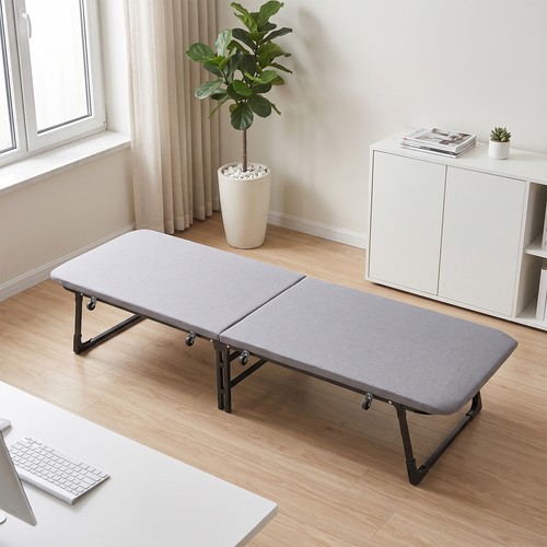 Single portable camping bed - portable,