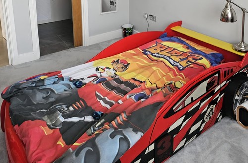 Children red racing car - children’s,