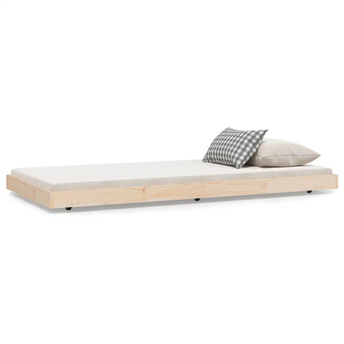 Solid wood pine bed frame - pine,