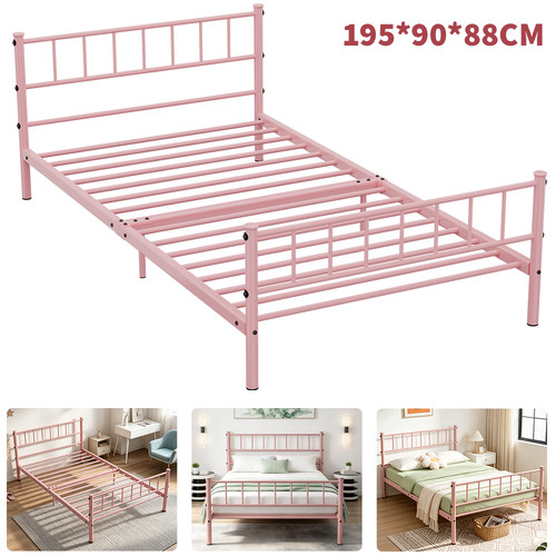 Metal bed frame - bed,