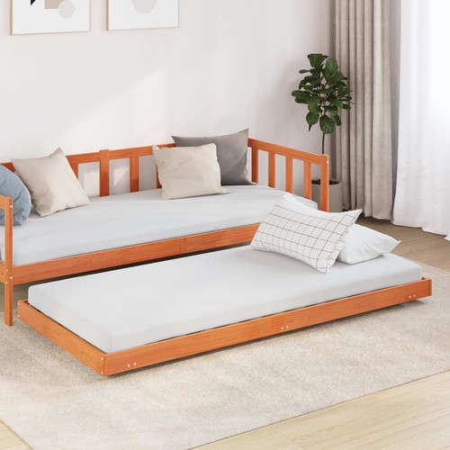 Vidaxl bed frame with wheel - vidaxl,