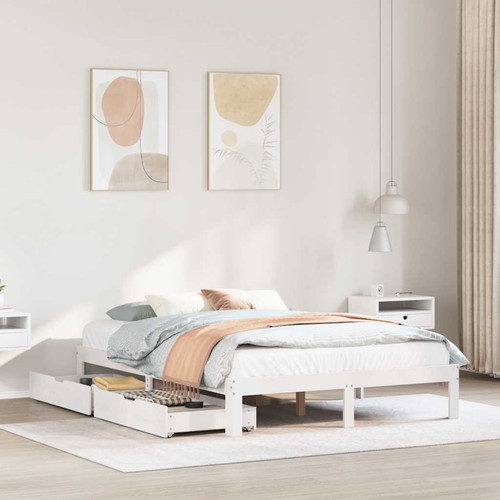 Bed frame 160x200cm - , white