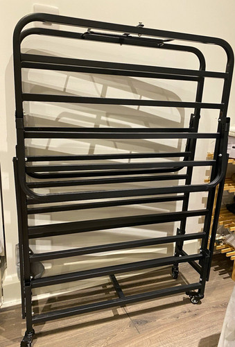 Folding metal single - single, bed