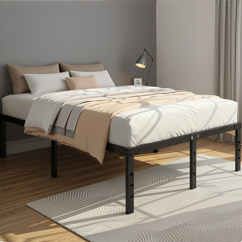 Large strong double bed metal - bed,