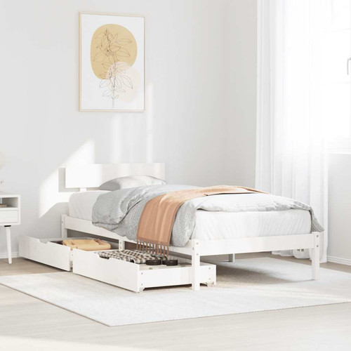Bed frame white - bed, 100x200