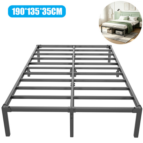 Large strong double bed - strong, metal