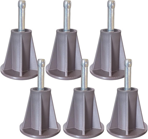 Steel stem bed frame feet - stem,