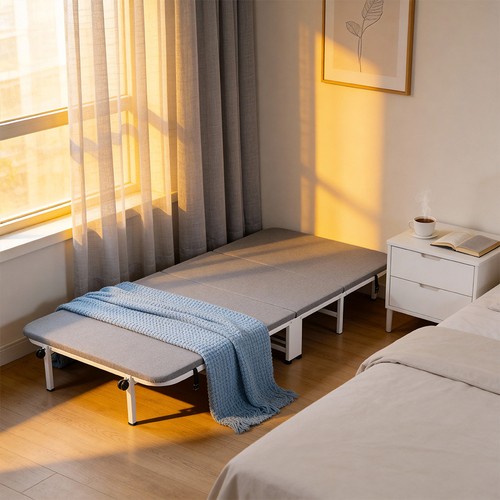 Heavy duty single folding - folding, bed